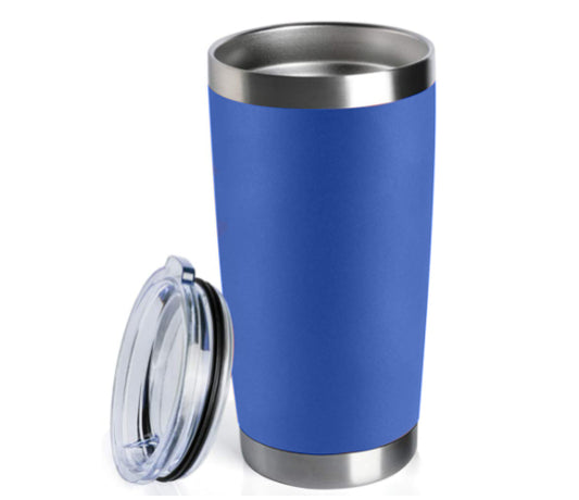 Personalized logo/text 20oz Thermal Tumbler (Dark Blue)