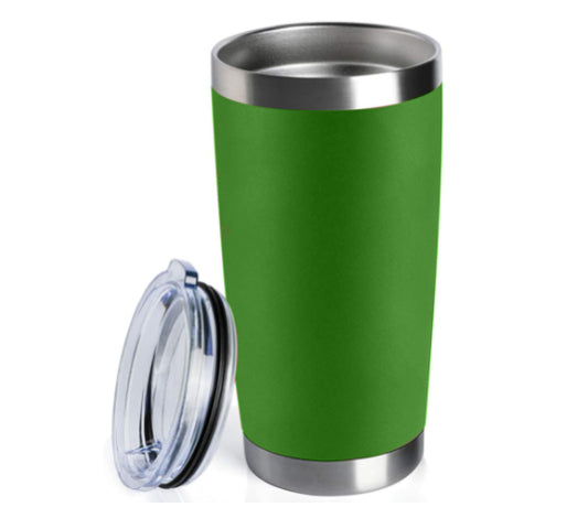 Personalized logo/text 20oz Thermal Tumbler (Green)