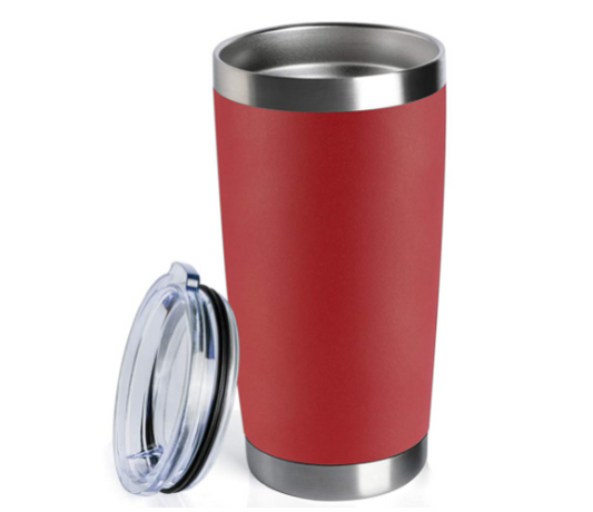 Personalized logo/text 20oz Thermal Tumbler (Red)