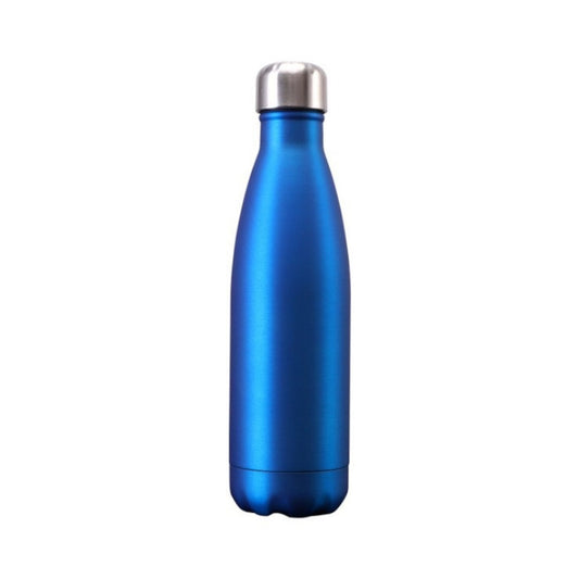 Personalized Text/Logo Sports Thermal Water Bottle 500ml (Navy Blue)